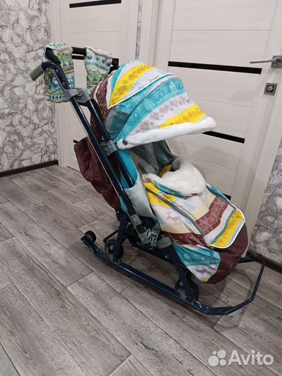 Детские санки коляска