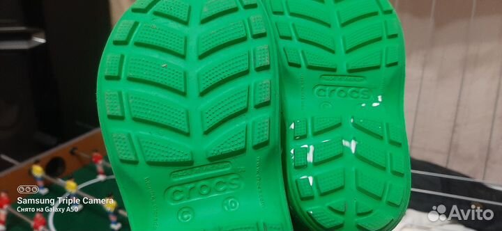 Резиновые сапоги crocs c 10