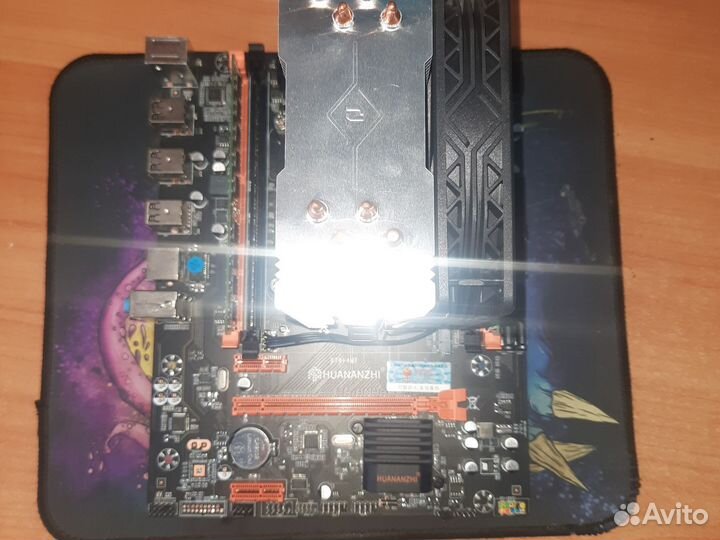 Породам Материнку + процессор + озу + кулер