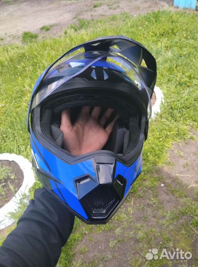 Мотошлем кроссовый