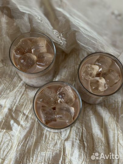 Свеча в стакане с ароматом Ice Latte