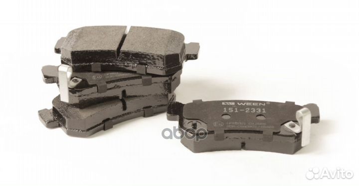 Колодки тормозные ssangyong actyon/kyron 06- за