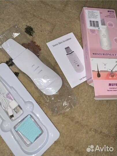 Портативный уз-аппарат для чистки лица, скраббер