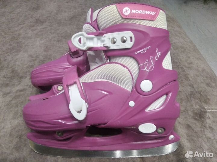 Коньки детские раздвижные 34 37