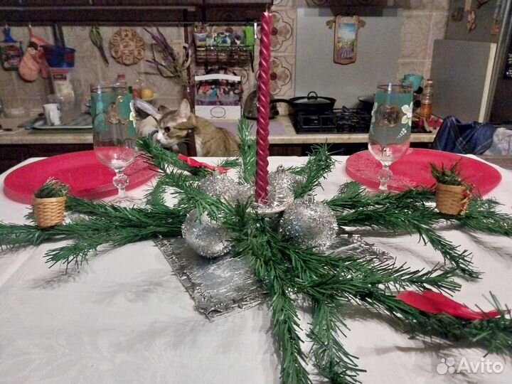 Декор новогоднего стола