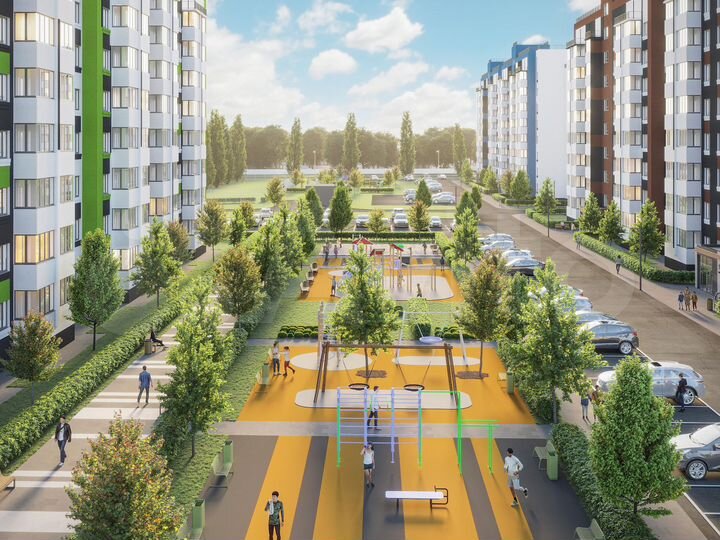 2-к. квартира, 53,4 м², 3/8 эт.