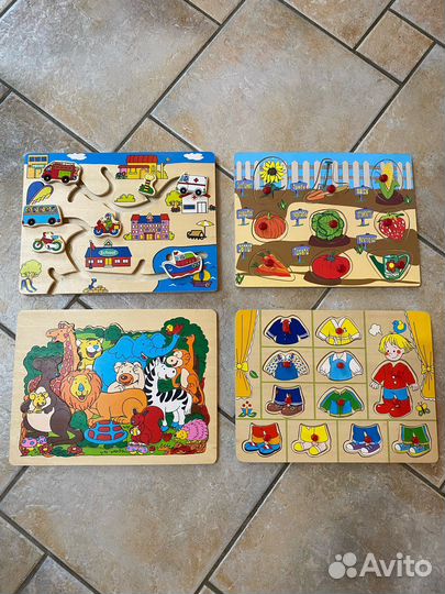 Развивающие деревянные игрушки