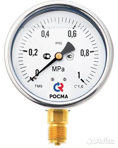 Манометр радиальный Росма тм-520Р.00 (0-0.4мпа) М2
