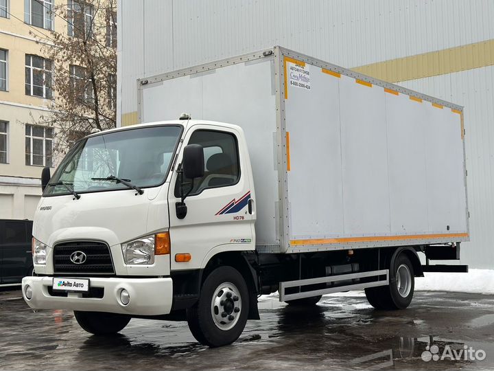 Изотермический фургон 25 м³ Hyundai HD78, 2016