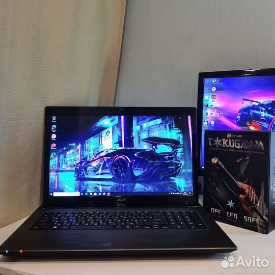 Нотбук Acer 17.3 SSD/HDD RAM12GB intel 2.5GHZ