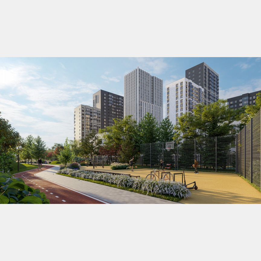 2-к. квартира, 67,4 м², 12/23 эт.