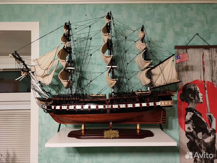 Модель корабля. Фрегат USS 