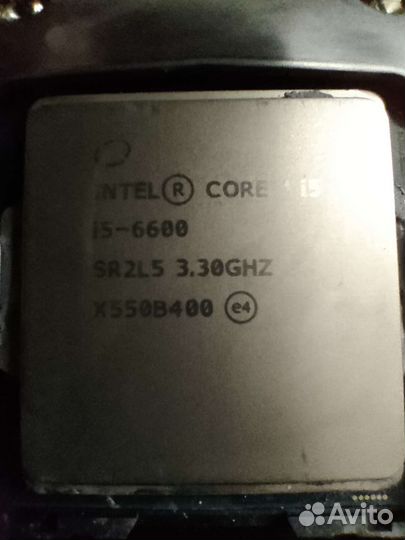 Материнская плата asus z270 с процессором i5 6600