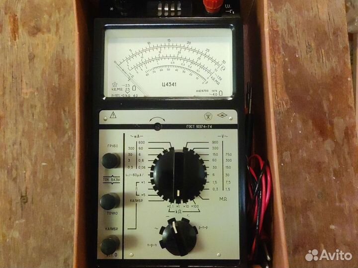 Вольтметр амперметр- испытатель транзисторов ц4341