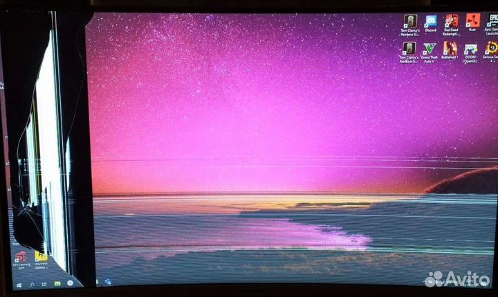 Монитор samsung c27r500fhi на запчасти