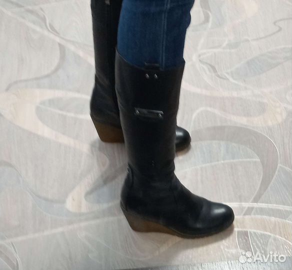 Сапоги женские натуральная кожа 39 размер зима