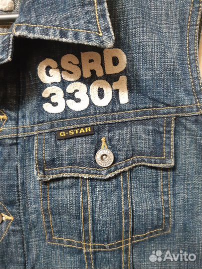 Джинсовая жилетка G star