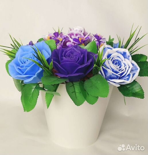 Букет цветов из мыла