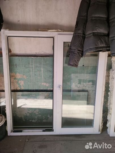 Окна пластиковые бу 2 шт