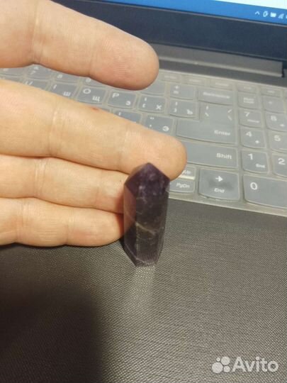 Аметист кристалл кварца обработанный