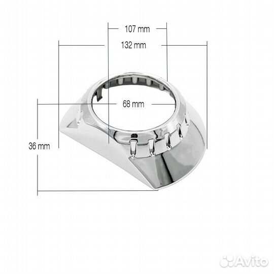 Бленда (маска) Вариант № 7 для линз
