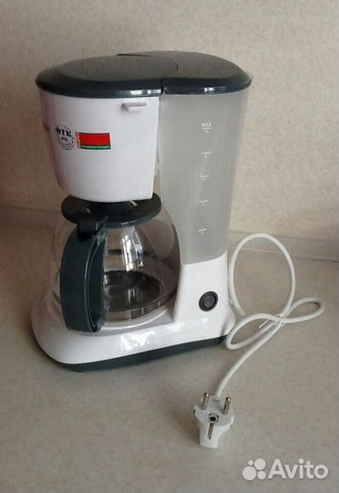 Кофеварка капельная aresa, белый