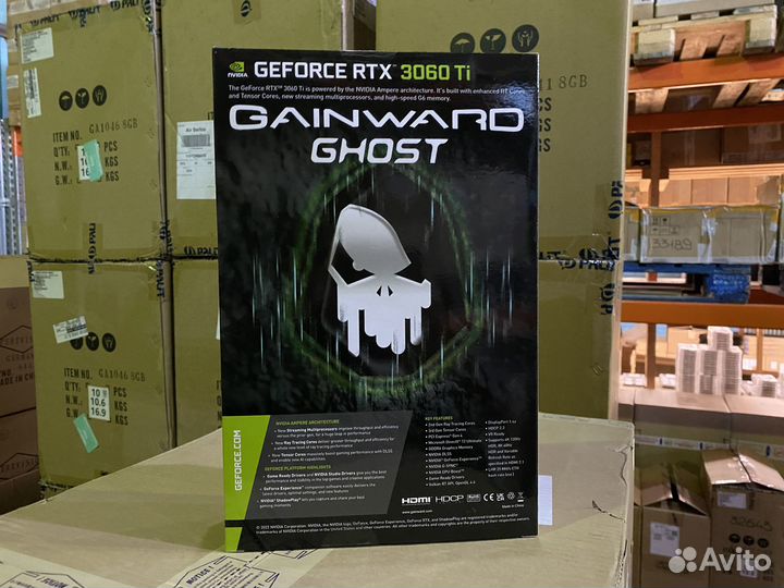 Видеокарта Gainward GeForce RTX 3060Ti Ghost 8GB