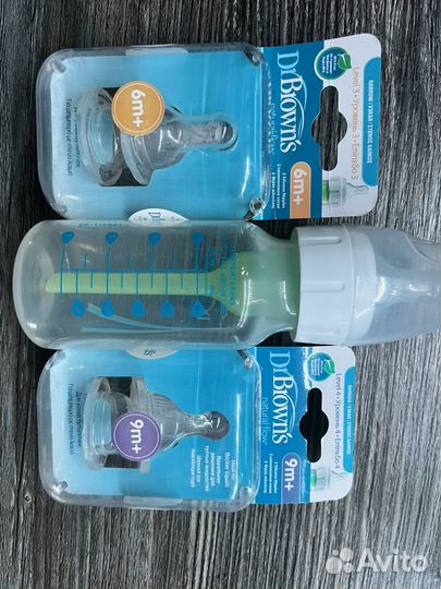 Бутылочка dr browns и соски