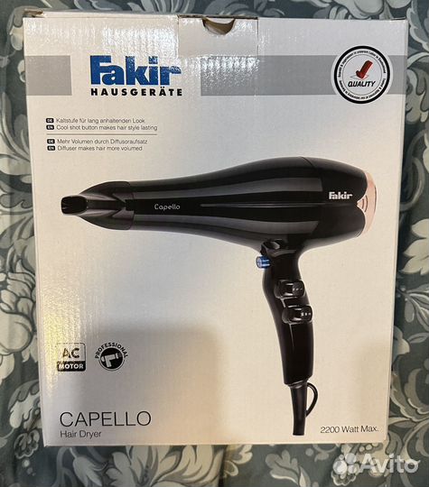 Профессиональный Фен Fakir Capello