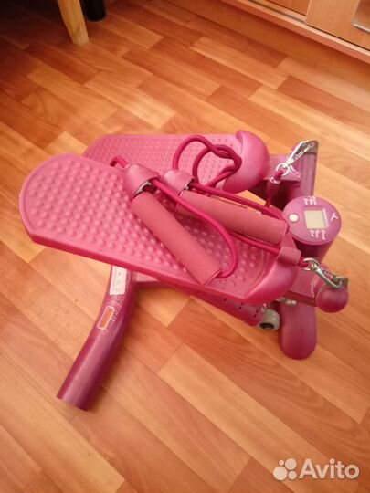 Тренажер степпер с эспандерами