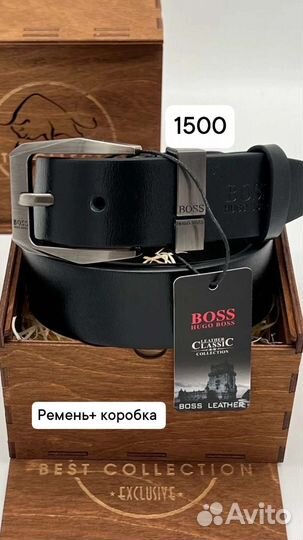 Кожаный ремень Hugo boss 0412