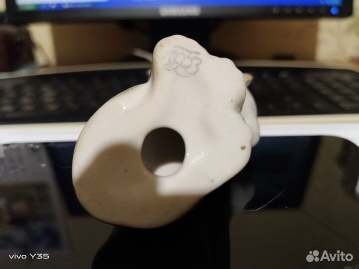 Фарфоровая статуэтка тигр лфз