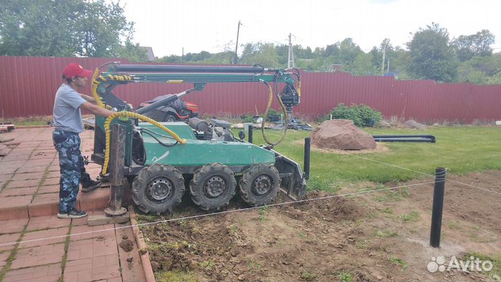 Свайный фундамент, винтовые сваи
