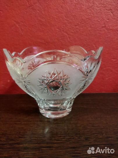 Хрустальная Ваза для фруктов/Конфетница