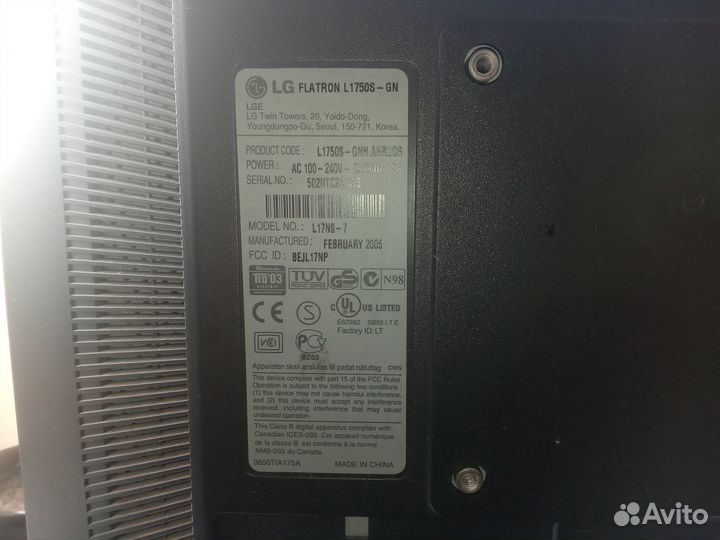 Мониторы Lg Samsung 940N