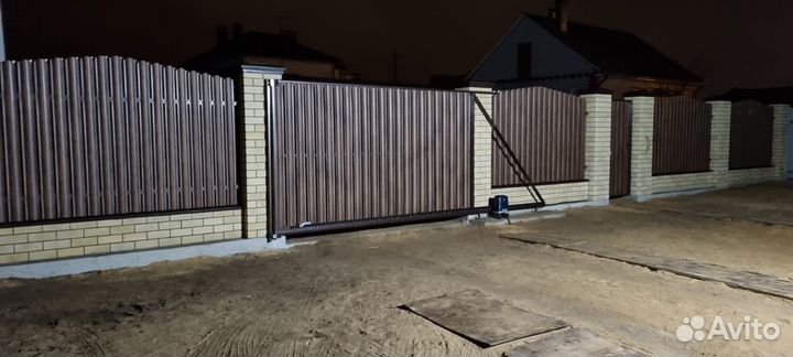 Откатные ворота под ключ