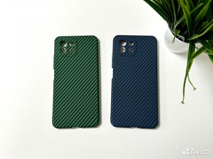 Чехол на Xiaomi Mi 11 Lite под Карбон