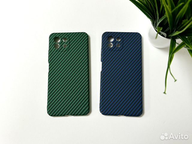 Чехол на Xiaomi Mi 11 Lite под Карбон