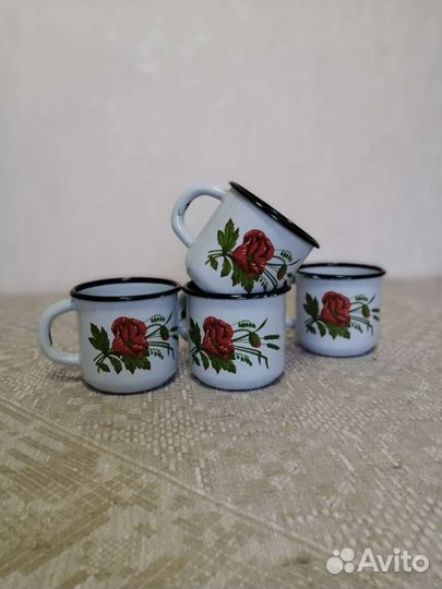 Набор эмалированный посуды, бидон СССР