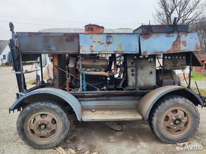 Дизельный генератор ад-60 на шасси /ямз 236