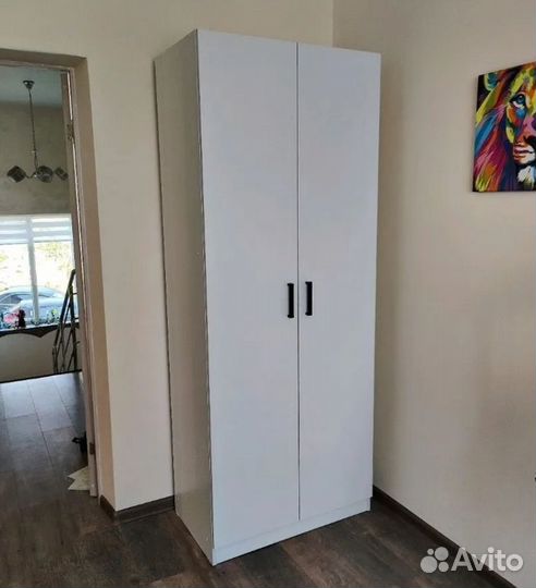 Шкаф Рик платяной белый