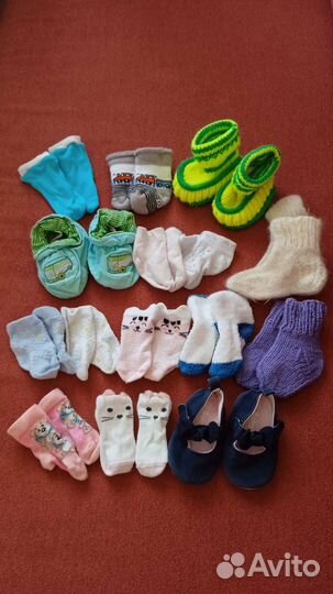 Набор носочков, пинеток