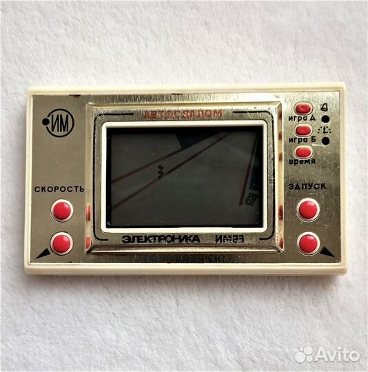 Игра Автослалом Электроника 1994