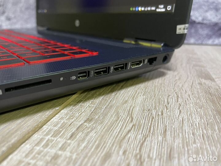 Игровой ноутбук 17.3 HP omen GTX 1060