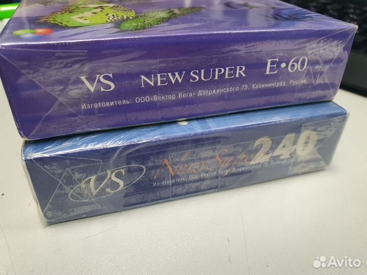 Видеокассеты новые VHS 240 и 60