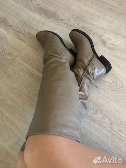 Сапоги кожа