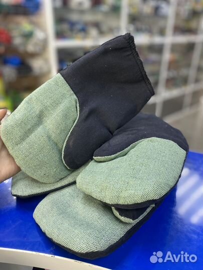 Верхонки (варежки ) утепленные с мехом