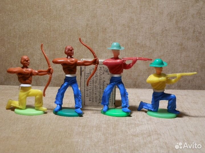 Солдатики индейцы ковбои OLiver Comansi Tim-Mee