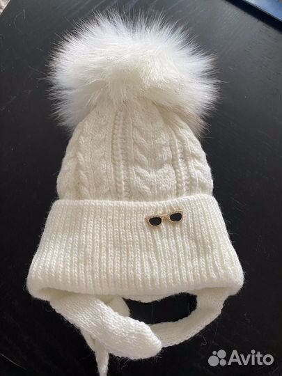 Шапка теплая для новорожденных грудничков