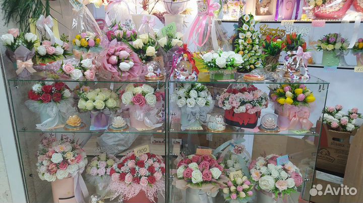 Мыло ручной работы,мыльные цветы, букеты из мыла